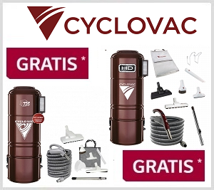 Odkurzacz Centralny CYCLOVAC - Montaż Gratis*